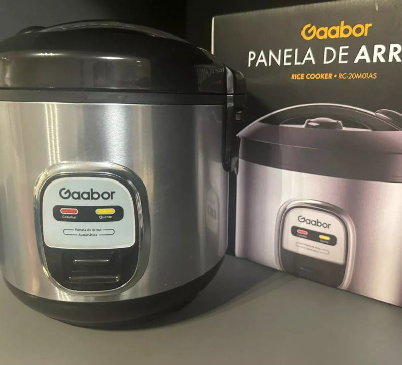 Gaabor Panela Elétrica de Arroz 2 em 1 1L Antiaderente