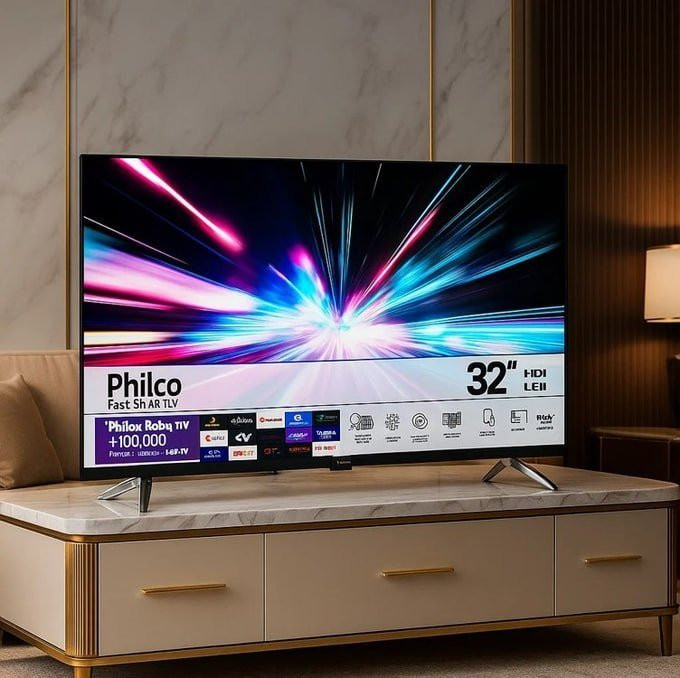 Smart TV 32 Philco P32vik Roku Led Dolby Audio Hdr