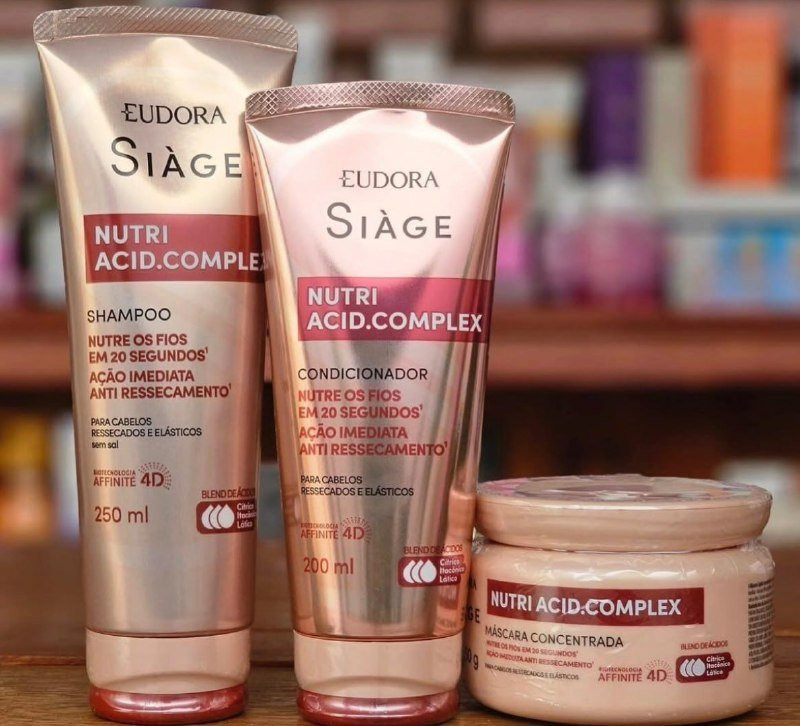 COMBO DA TRANSFORMAÇÃO Eudora Siàge Nutri Acid Complex
