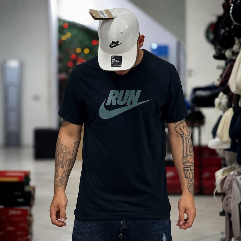 Camiseta Dri-fit Nike Run Swoosh 3 cores