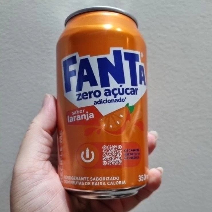 Pack de Fanta Laranja Zero 350ml 6 unidades
