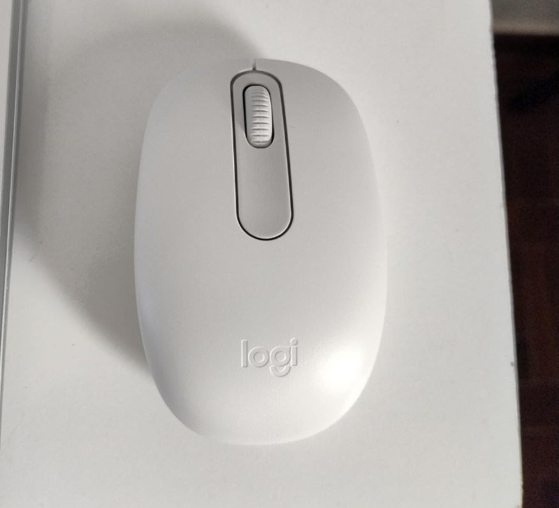 Mouse sem fio Logitech M196 com Conexão Bluetooth - Branco