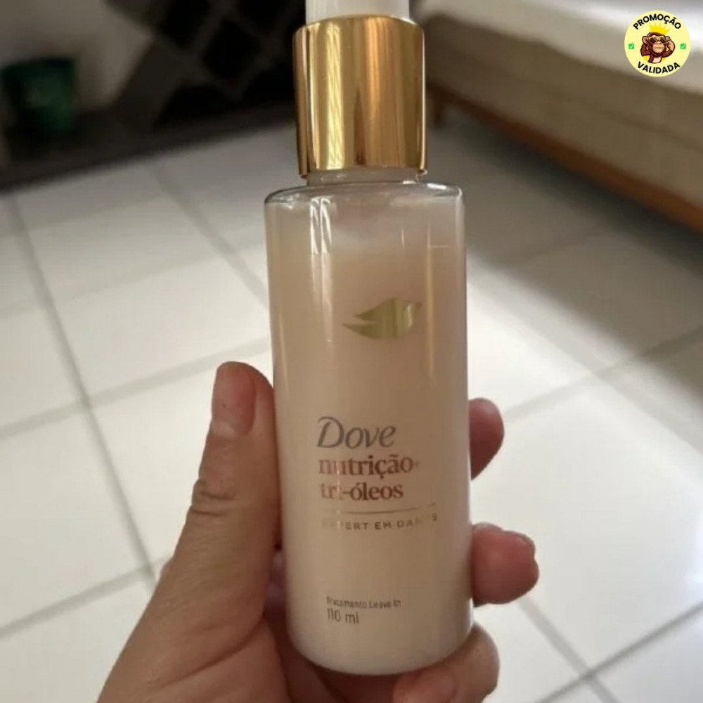Dove Leave-In Nutrição + Tri-Óleos 110ml Pump