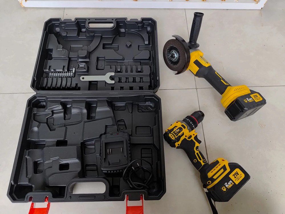 Kit Ferramentas Brushless A Bateria 2 Em 1