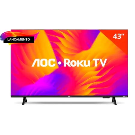 AOC 43S5155/78G LED Wifi Roku USB HDMI