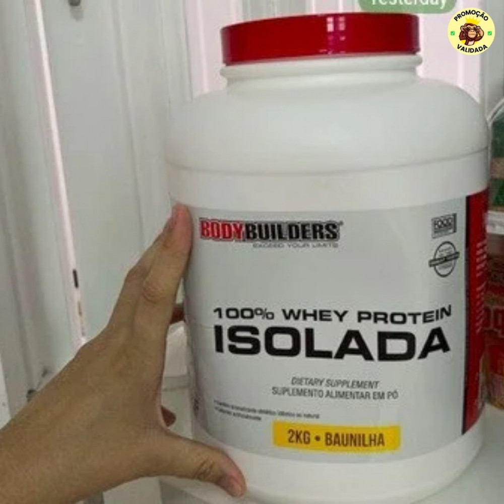 Whey Protein 100% Isolada Baunilha 2kg