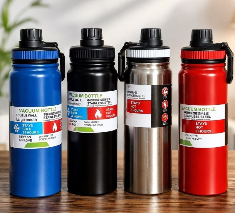 Garrafa Térmica Squeeze Inox 800ml