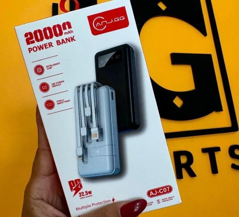 Carregador Portátil 20.000mAh Turbo 22.5w