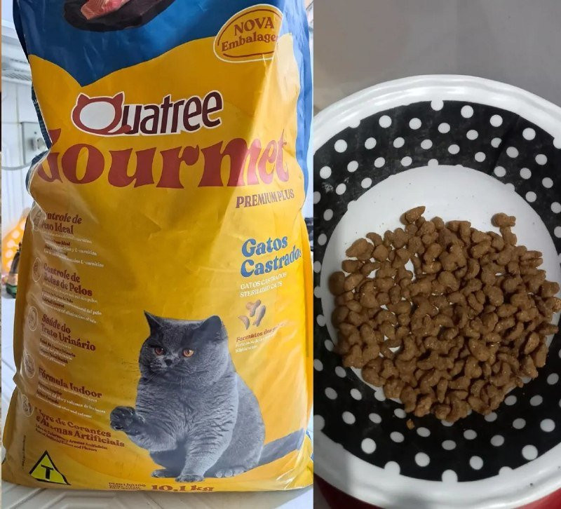 Quatree Premium Ração Gatos Castrados 10,1kg
