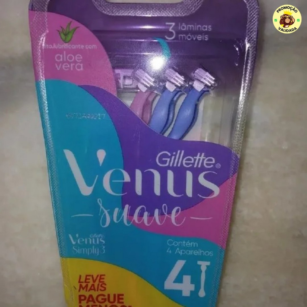 Aparelho de Depilação Descartável Gillette Venus