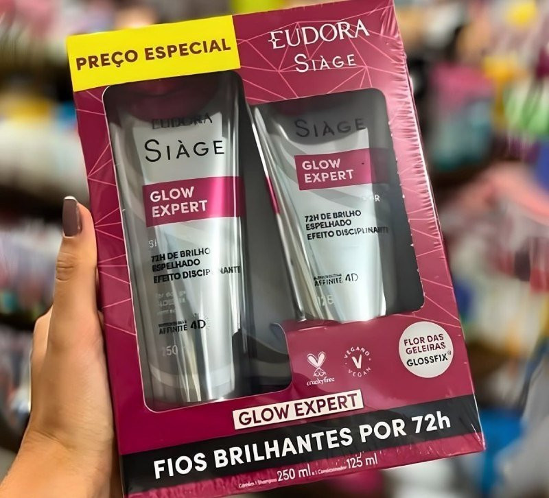 ✨ Eudora SIàge Promopack Glow Expert (Shampoo + Condicionador)
