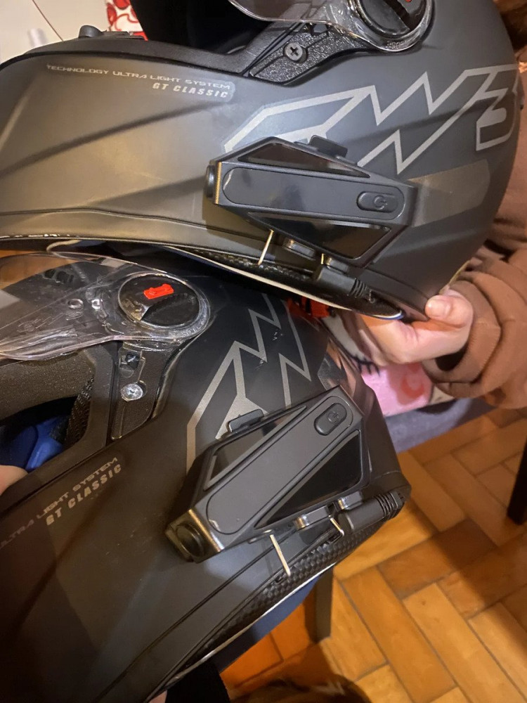 Par Intercomunicador Capacete Kuerl BT
