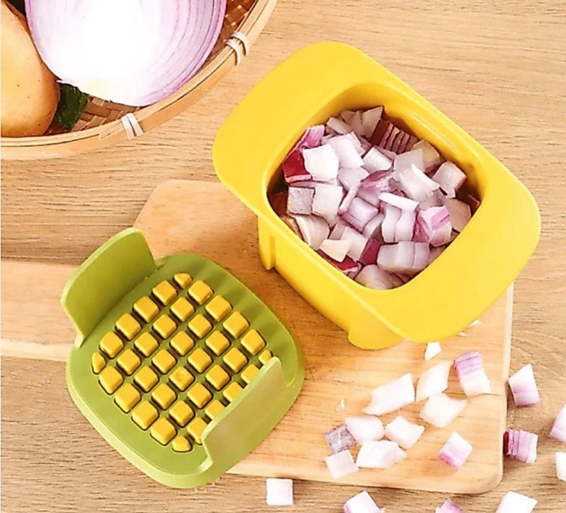 Artefato Multifuncional Aço Inoxidável Cubos e Corte