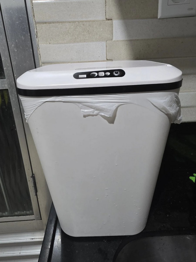 Lixeira Inteligente Sensor 16L Branco