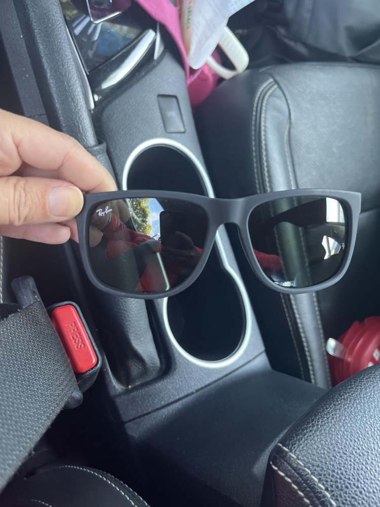 Óculos de Sol Ray-Ban Justin Preto 57mm
