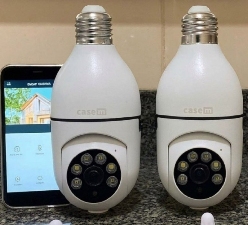 Kit 2 Câmeras Segurança 360º Jortan