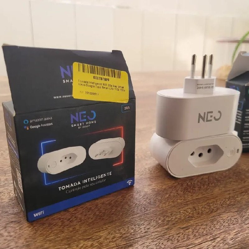 Tomada Inteligente Smart Wi-fi 2.4 Ghz 20a 110v/220v