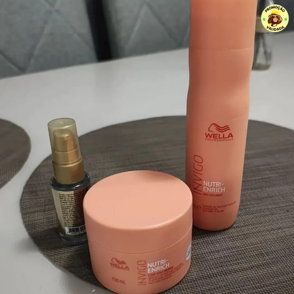Kit Wella Professionals Invigo Nutri-enrich Oil Reflection