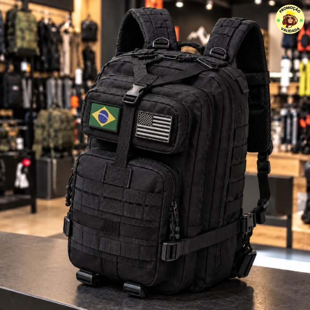 Mochila Tatica Militar Impermeavel 30L