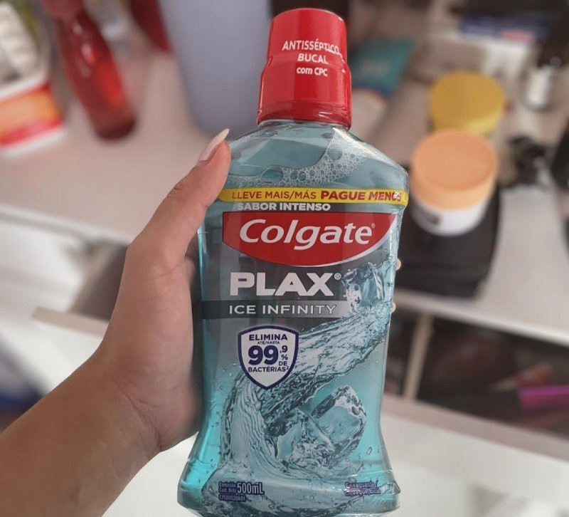Enxaguante Bucal Colgate Plax Ice Infinity 500ml