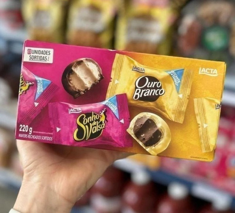 🍫 Caixa Sonho de Valsa e Ouro Branco Sortidos 220g