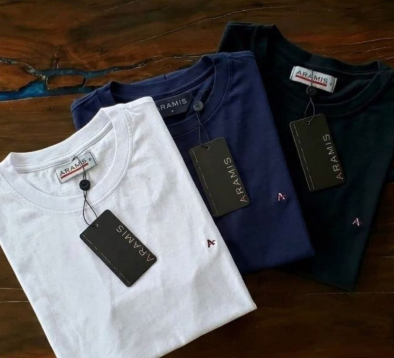 Kit com 3 Camisetas Aramis
