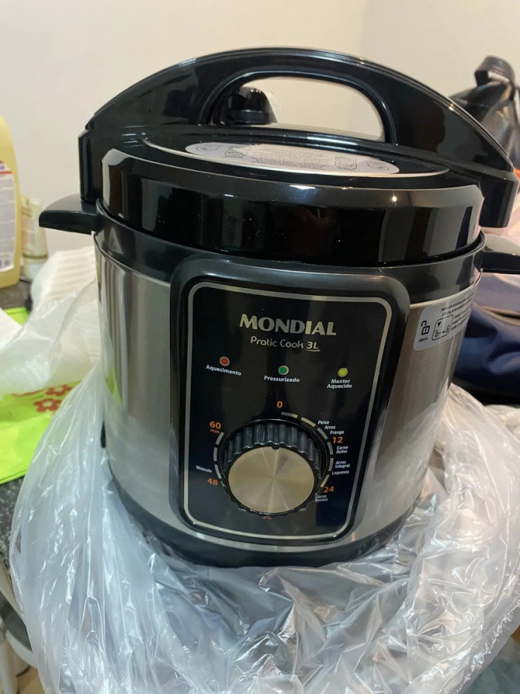 Panela de Pressão Elétrica Mondial 3L 700W