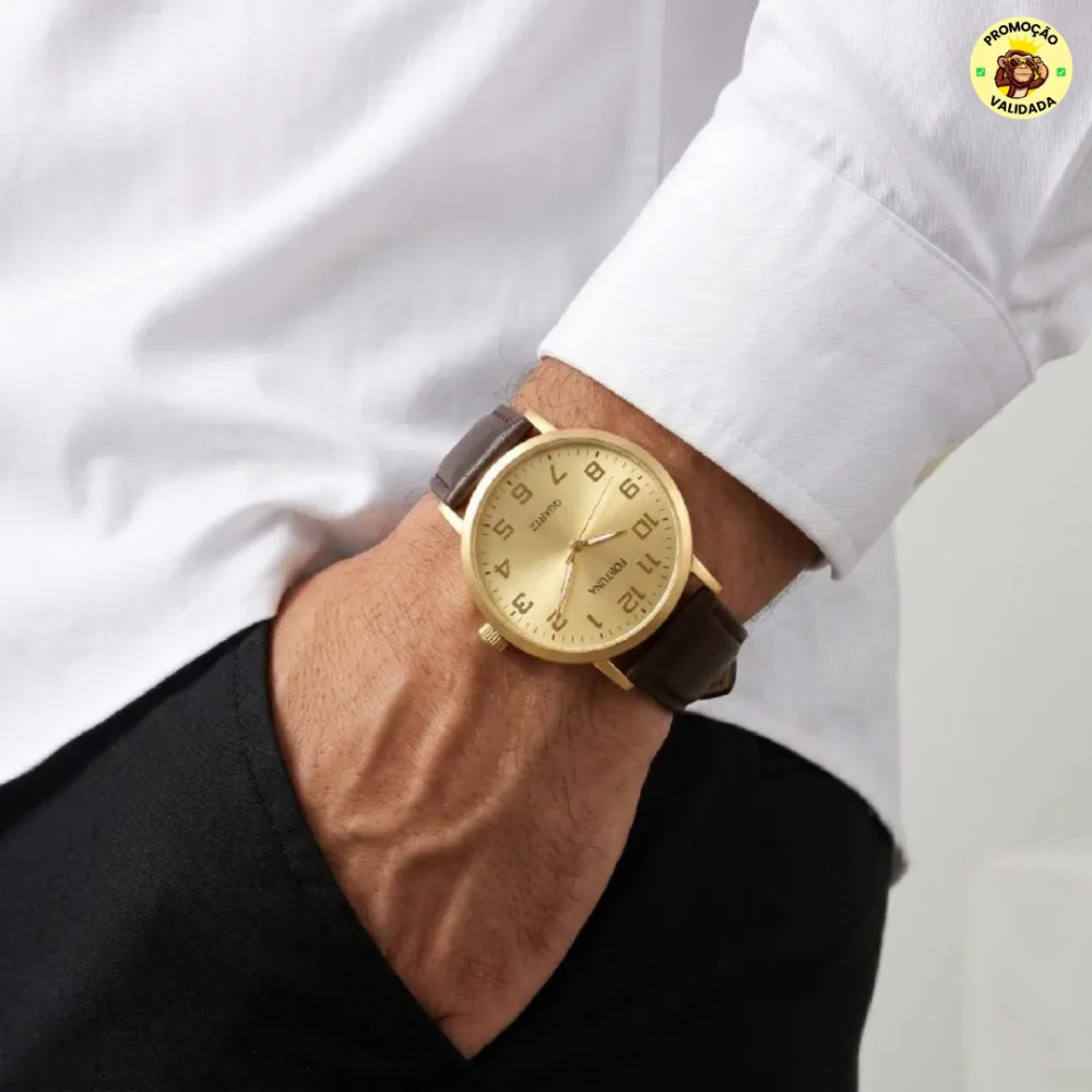 ⌚ Relogio de Pulso Minimalista Old Money Fortuna