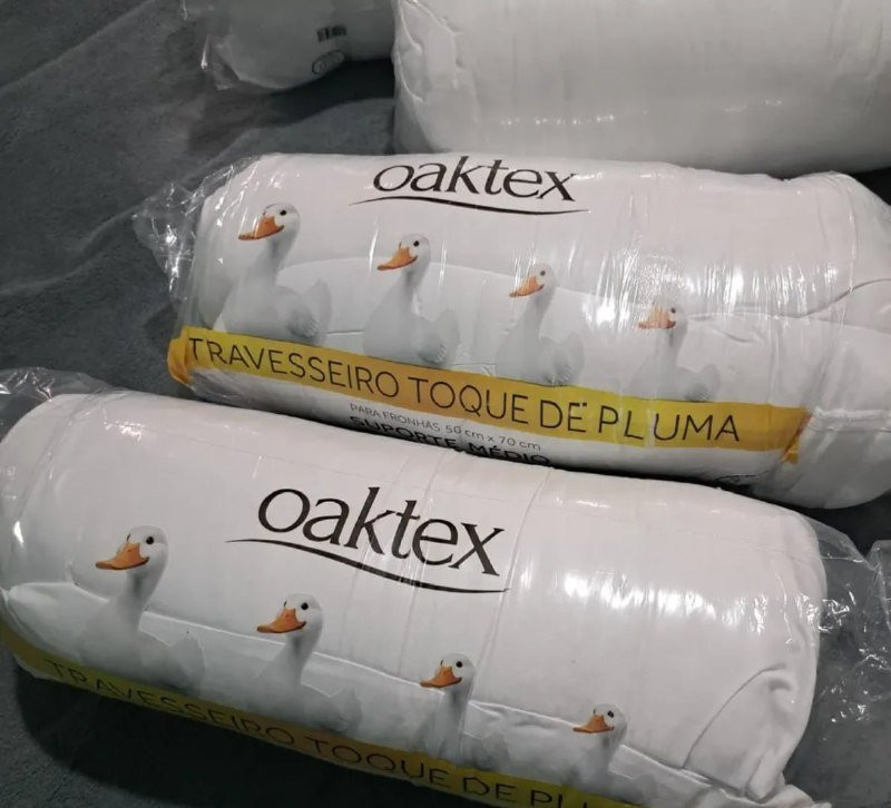 Kit 4 Travesseiros 50x70 Fibra Siliconada - Oaktex