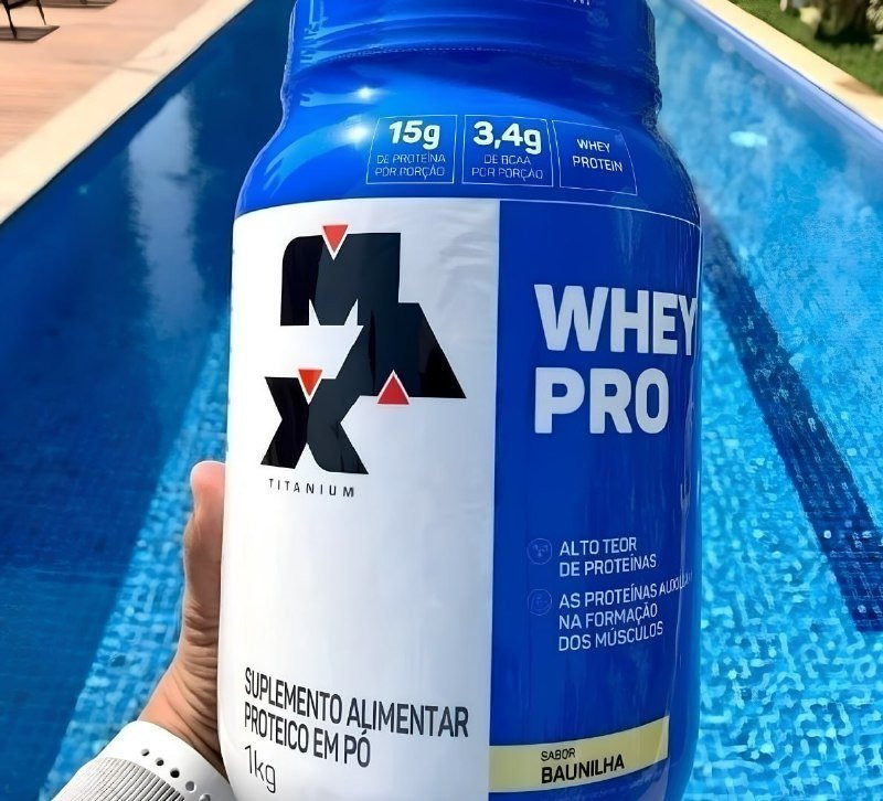 Proteína Max Titanium Whey Pro Concetrado X 1kg