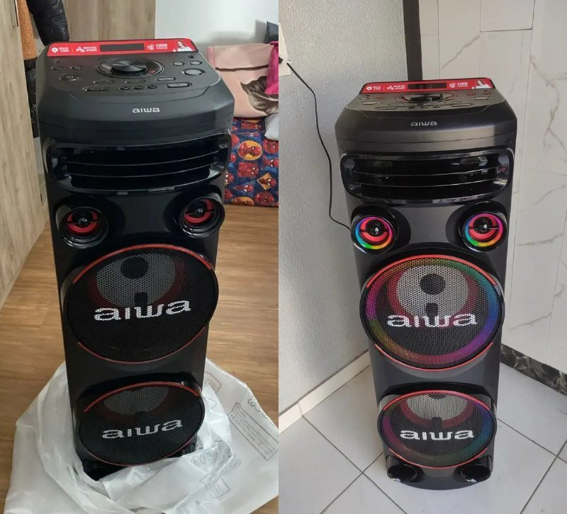 Torre de Som AIWA T2W-02 2300W Bluetooth RGB