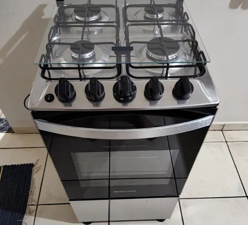 Fogão Brastemp 4 Bocas Inox