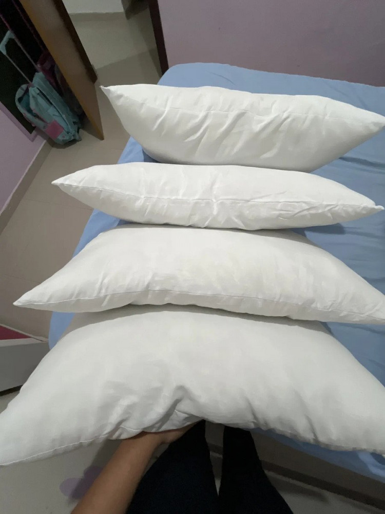 4 Travesseiros Antialérgicos Impermeáveis 50x70