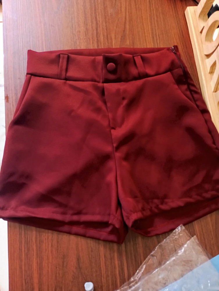 Shorts Alfaiataria Feminino Cintura Alta Verão
