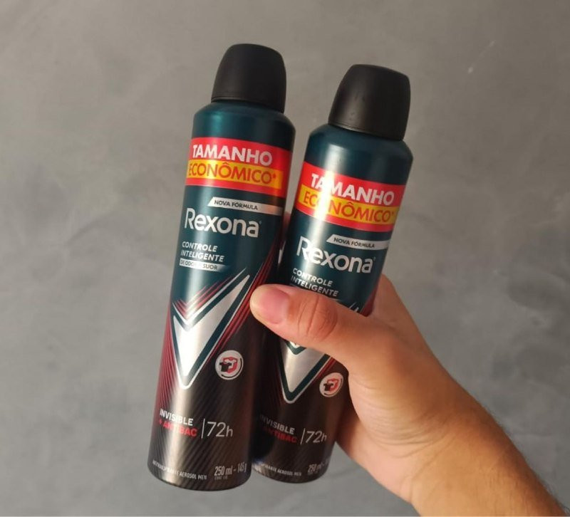 Rexona Antitranspirante Aerossol Antibacterial e Invisible 250ml