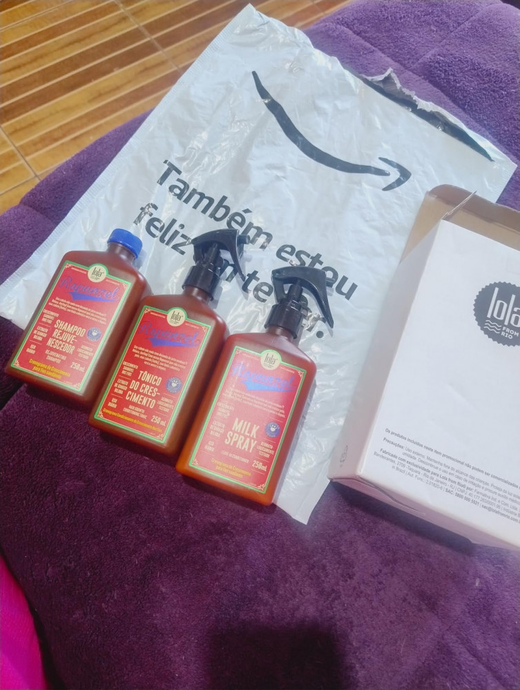 Kit Rapunzel Shampoo Tônico Milk Spray