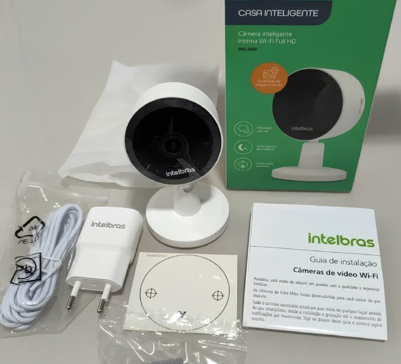 📷 Câmera Intelbras IM1 Full HD 2MP Alerta Movimento Wifi