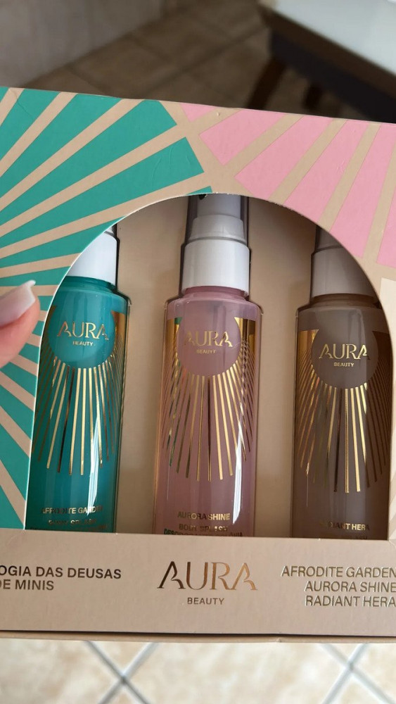 Kit 3 Body Splash Aura Jade Picon 60ml
