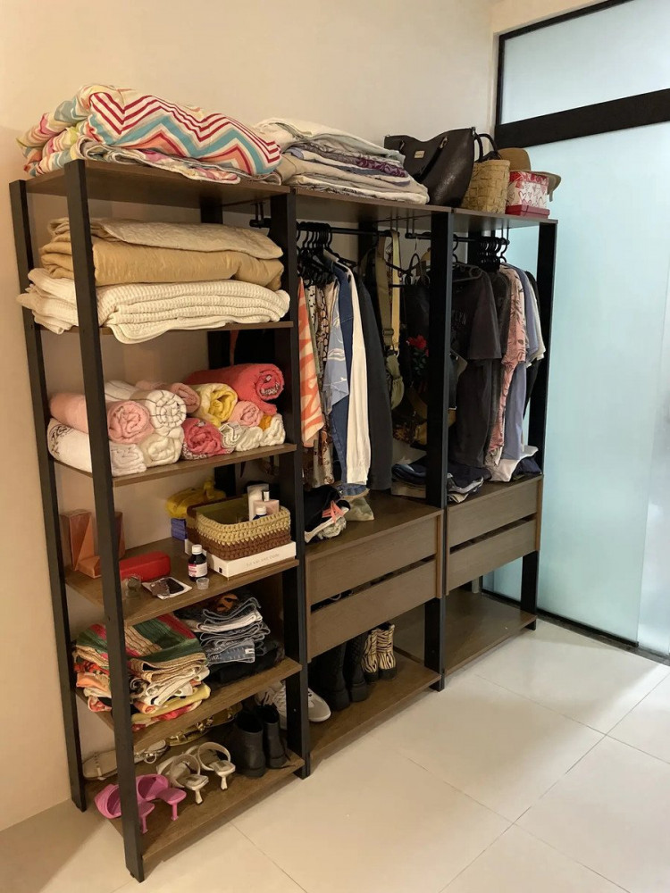 Guarda-roupa Valencia 199cm Madesa Rustic
