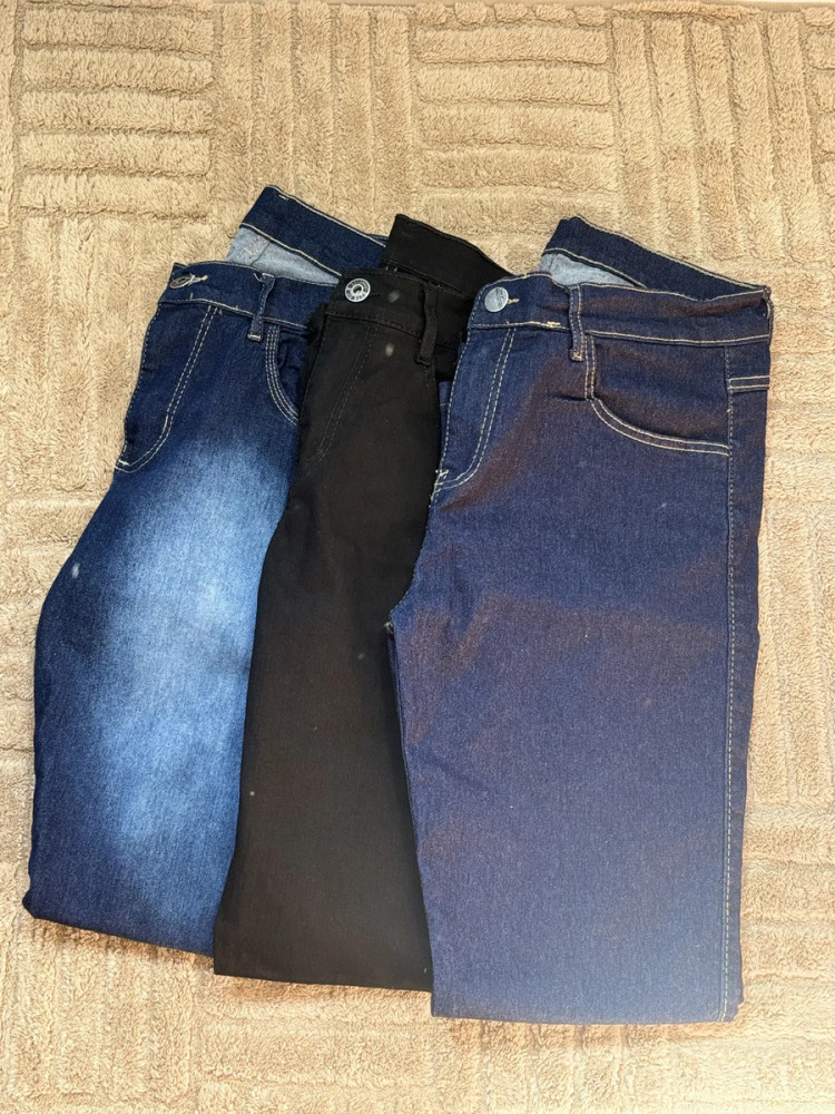 Kit 3 Calça Jeans Masculina Skinny Reforçada