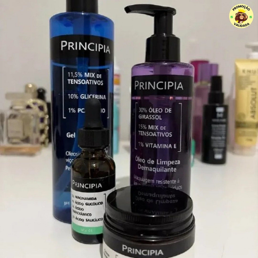 Principia Kit Limpeza E Hidratação Ch-01 + Ol-01 + Gl-02