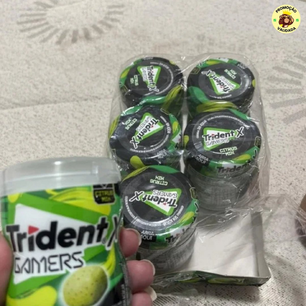 Chiclete Trident X Gamers Citrus Mix