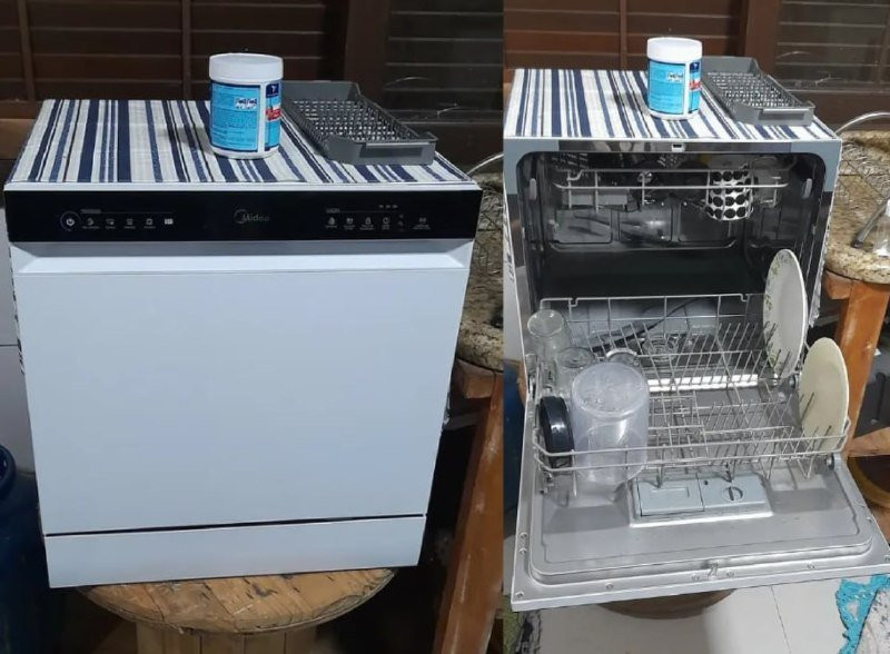 Lava Louças 8 Serviços Branca Touch Plus Midea - 220V