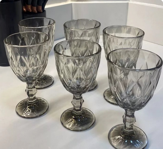 Jogo 6 Taças Cristal 330ml Brilho