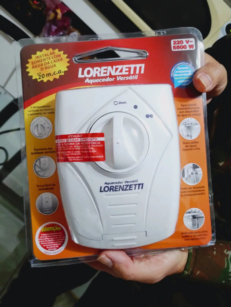 Lorenzetti Aquecedor Elétrico 3T Versátil