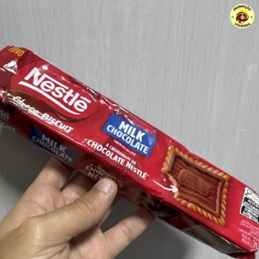 Biscoito com Chocolate Chocobiscuit NESTLÉ