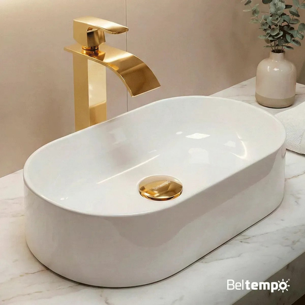 Pia de Apoio Oval 43x25 Beltempo BT-2030