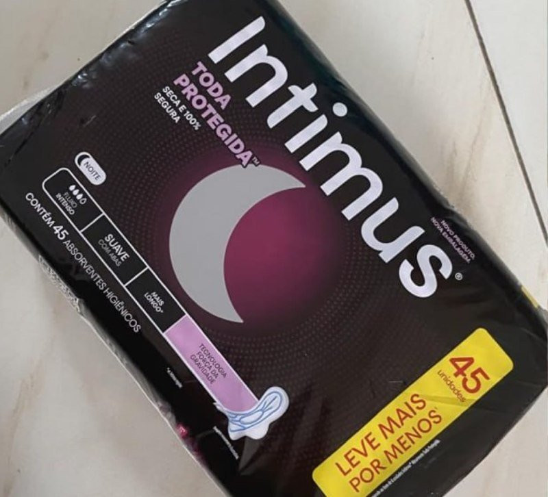 Absorvente Intimus Toda Protegida Noturno, 45 un suave C/ abas