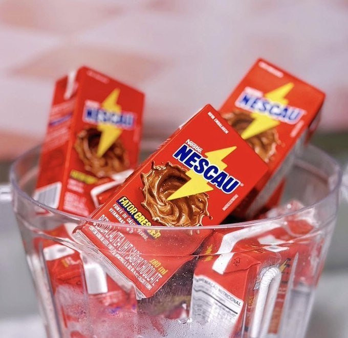 🥛 Nescau Bebida Láctea 180ml caixa com 27 unidades