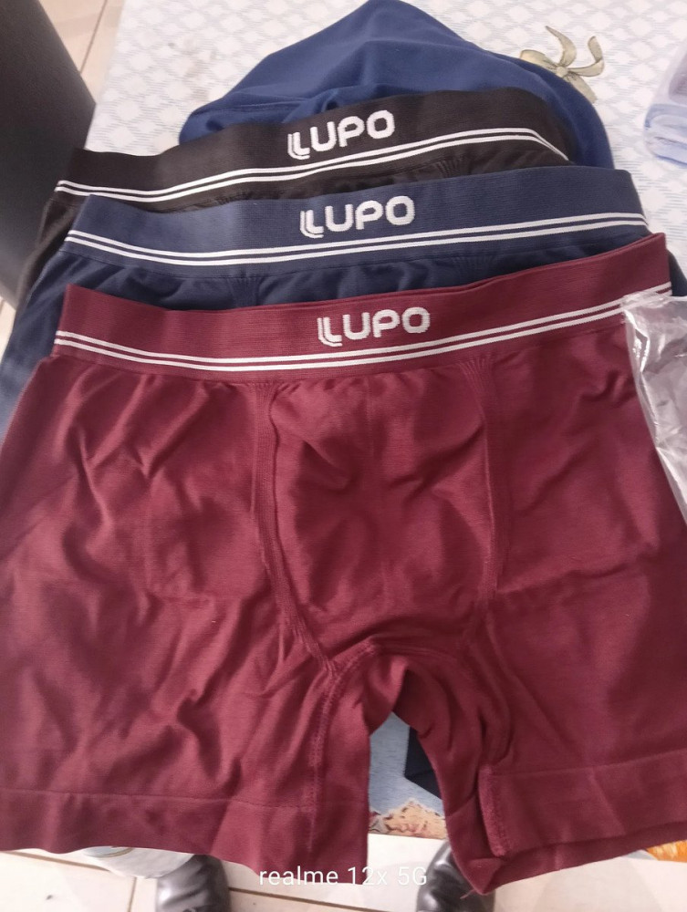 Kit 6 Cuecas Boxer Lupo Microfibra Masculina